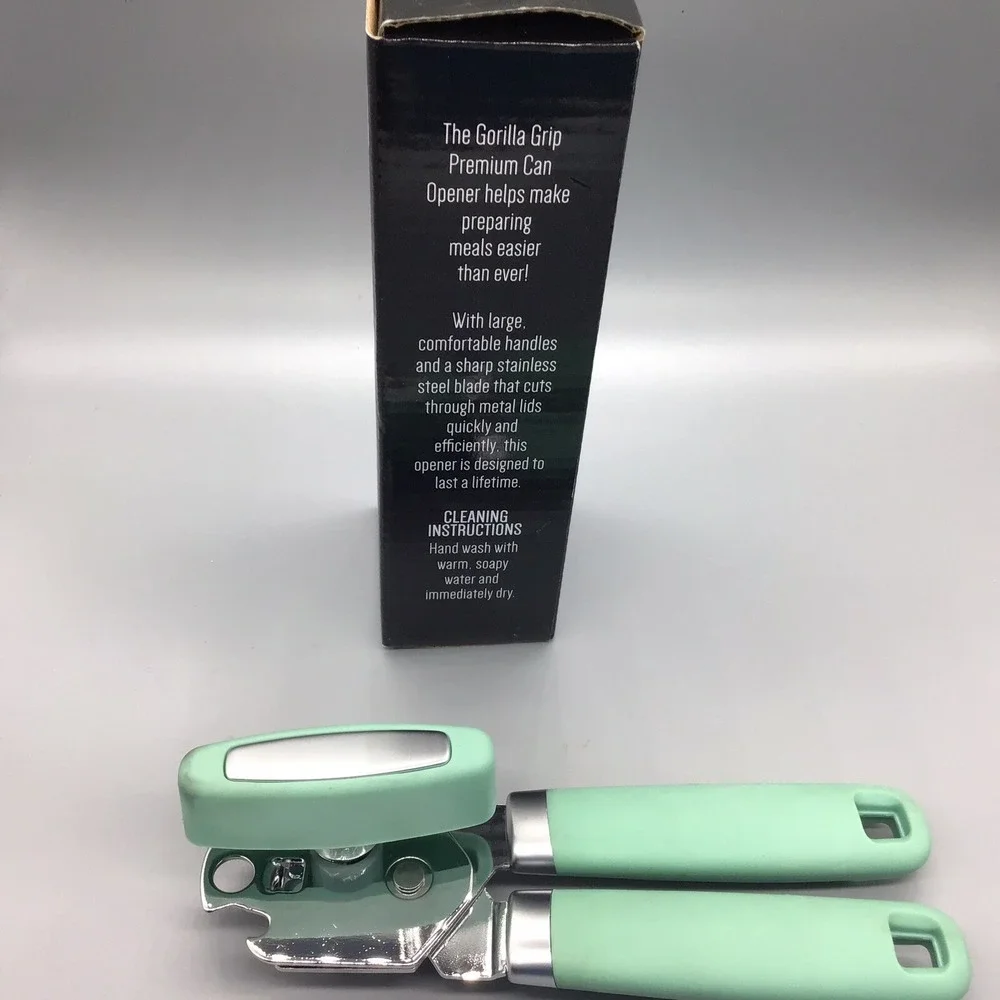 GorillaGrip Mint Green‎ Can Opener In Box